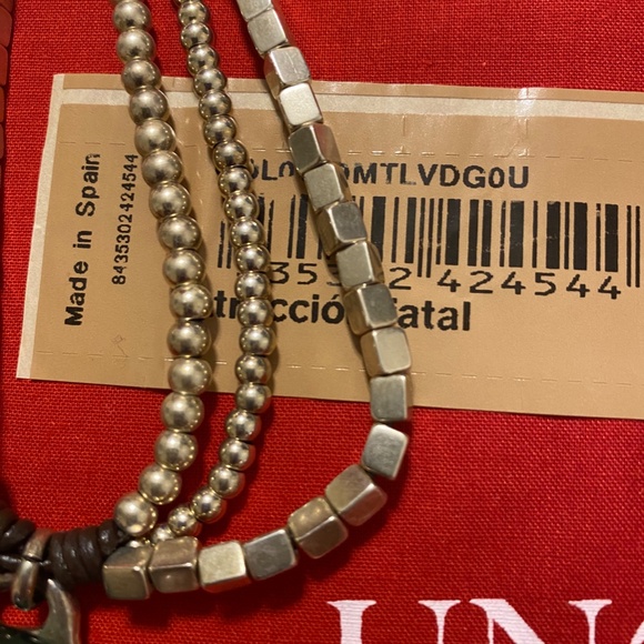 Uno de 50 Fatal Attraction Silver-plated Necklace -Green Crystal  -Matching Ring - Picture 4 of 10